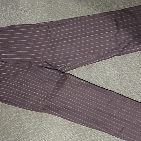Women's OG dark burgundy pinstripe pants and jacket size m/l - Picture 7 of 7